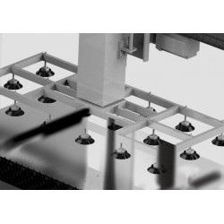 Geschlossene Faserlaser Schneidanlage CORMAK FIBER LF3015MB mit Blechband-Zuführung