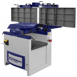 Abricht- und Dickenhobelmaschine CORMAK PT410S mit Spiralwelle + FM300 + Schlauch 3m