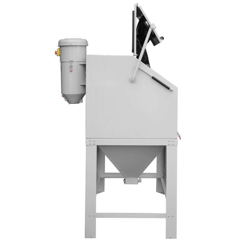 Kabinen-Sandstrahler CORMAK KDP450TOP 450L mit oberer Öffnung und Zyklonabscheider DC15