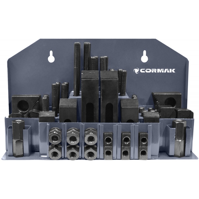 Spannpratzensatz CORMAK M10 für T-Nuten 12mm 58-tlg.