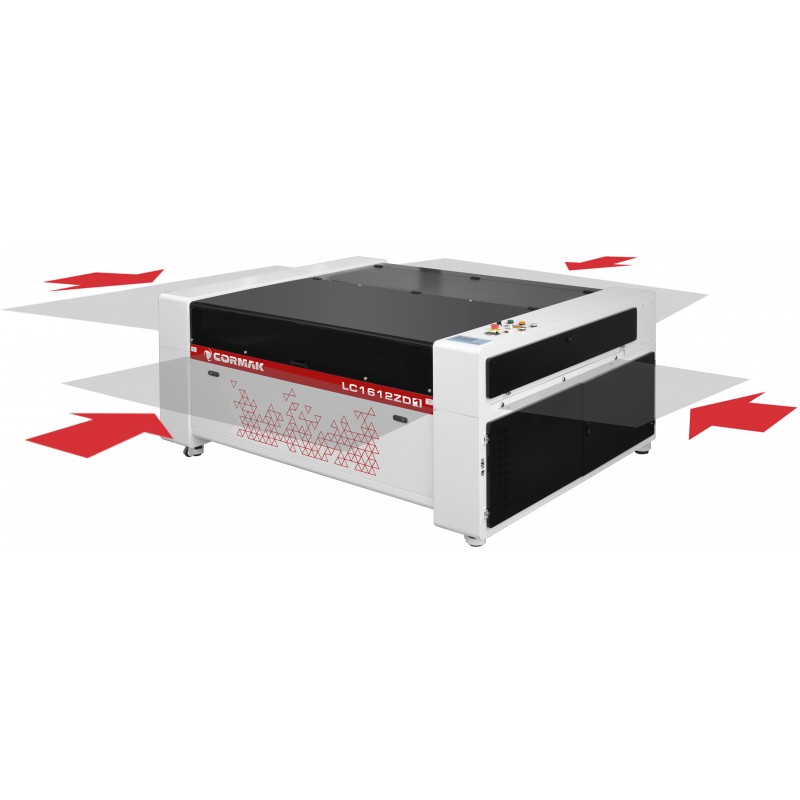 CO2-Laserschneid- und Graviermaschine CORMAK LC1612ZD1