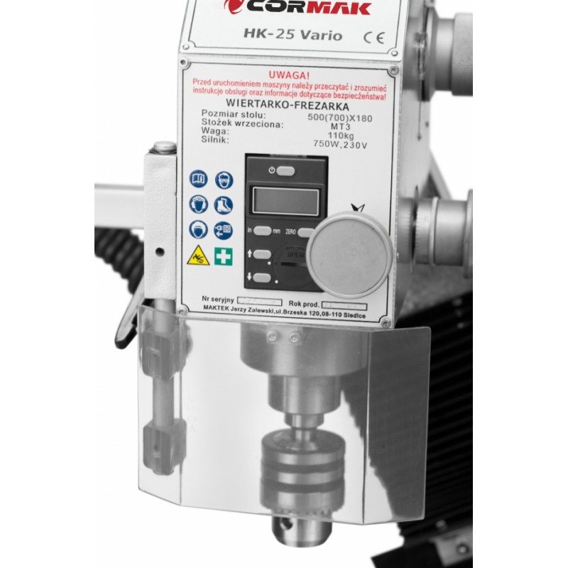 Fräs- und Bohrmaschine CORMAK HK25L VARIO