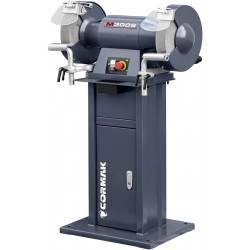 Industrie-Doppelschleifer CORMAK M300S mit Untergestell