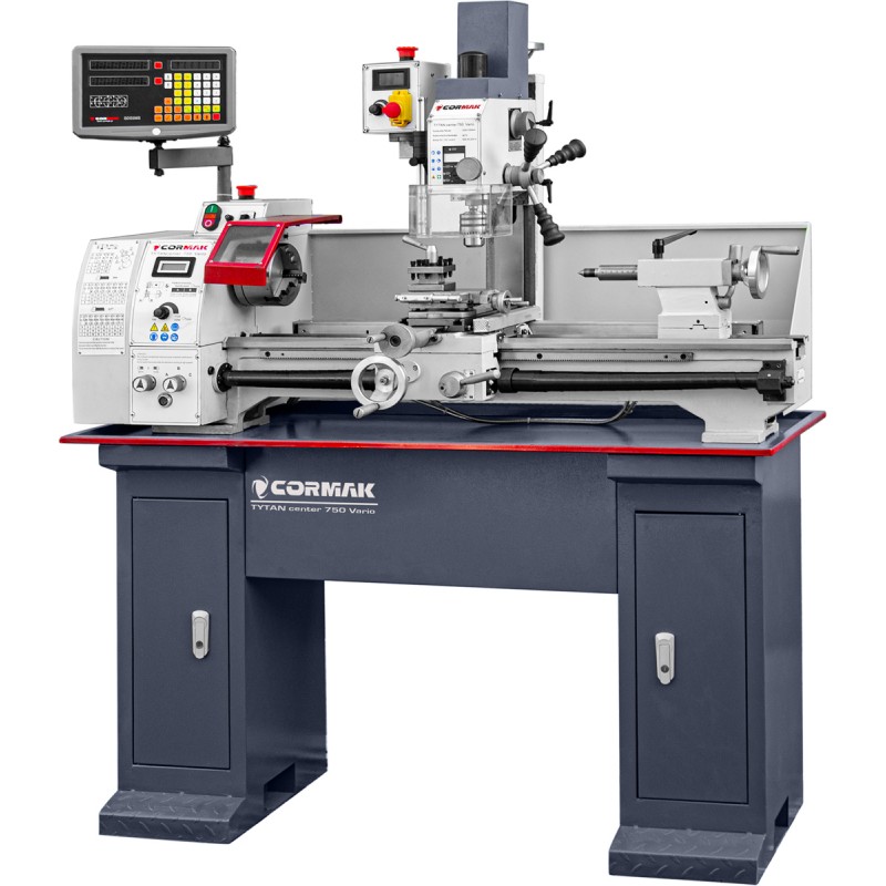 Dreh-Fräsmaschine CORMAK TYTAN Center 750 Vario DRO