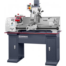 Dreh-Fräsmaschine CORMAK TYTAN Center 750 Vario + Drehmeißel + mitlaufende Körnerspitze