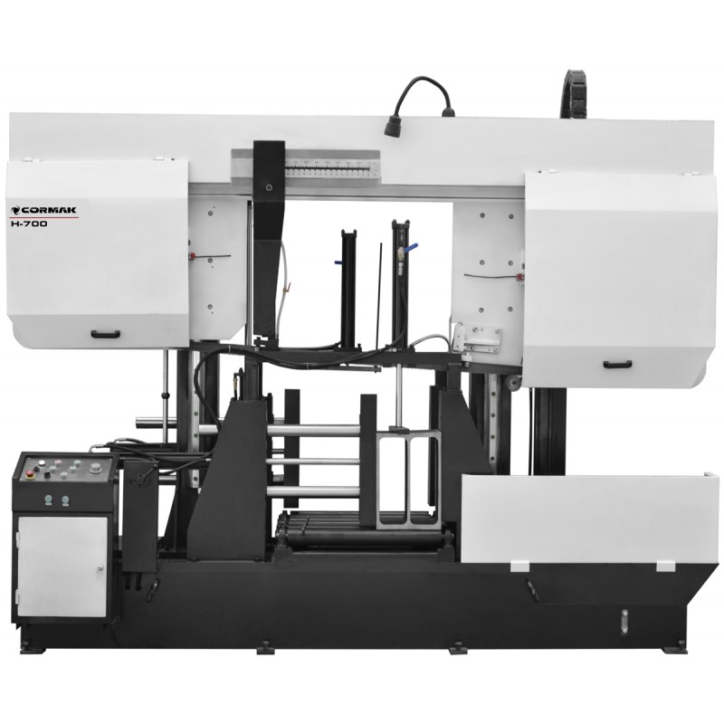 Halbautomatische Doppelsäulen-Metallbandsäge CORMAK H-65/80