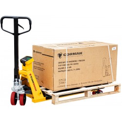 Wiegehubwagen CORMAK SP2500E mit elektronischer Waage (Tragkraft 2500kg)