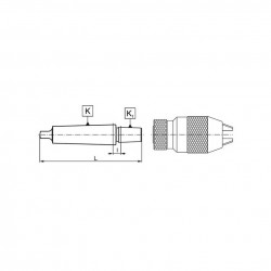 Bohrfutterdorn CORMAK MK2/B16