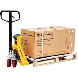 Wiegehubwagen CORMAK SP2500 PRINT mit integrierter Waage und Drucker (Tragkraft 2500kg)