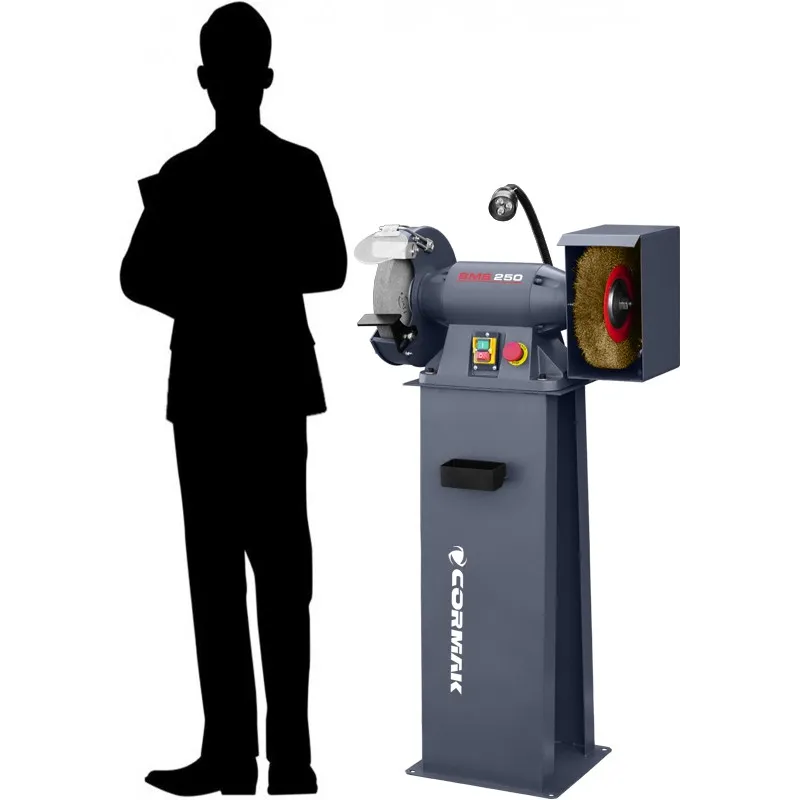 Multifunktions-Doppelschleifer CORMAK BMS250 mit Ständer