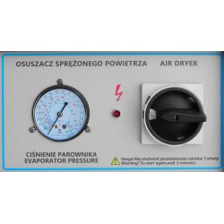 Schraubenkompressor mit Frequenzumrichter, Kältetrockner IZBERG N50S und 500L Druckluftbehälter THEOR 50 7000L/min 37kW