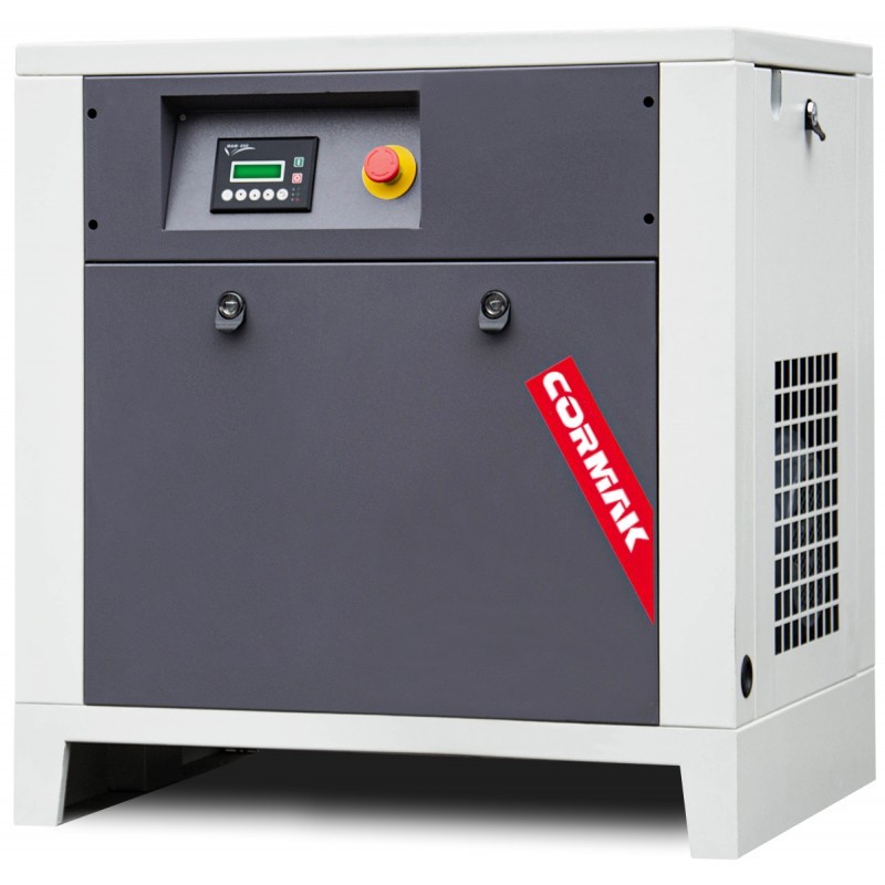 Schraubenkompressor mit 200L vertikalem Druckluftbehälter CORMAK LUFT 700 650L/min 5.5kW