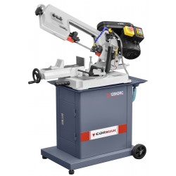 Metallbandsäge CORMAK BS128 HDRC 230V + 2 M42-Sägebänder + 5L Emulgol + ZW580