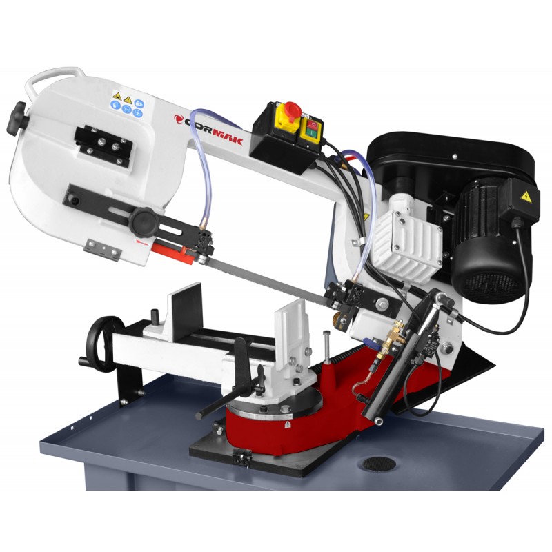 Metallbandsäge CORMAK BS 712 SW 230V + 2 M42-Sägebänder + 5L Emulgol + ZW580