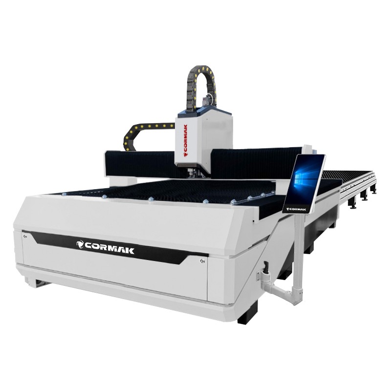 Faserlaser Schneidmaschine CORMAK FIBER LF3015EPT 4000W mit Wechseltisch CORMAK FIBER LF3015EPT 3000W mit Wechseltisch