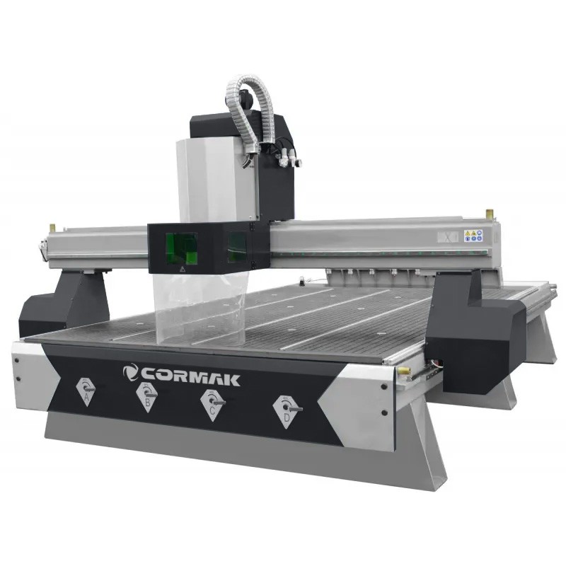 CNC-Fräsmaschine CORMAK C2040 ATC PREMIUM 2100x4100 mit Hybridtisch
