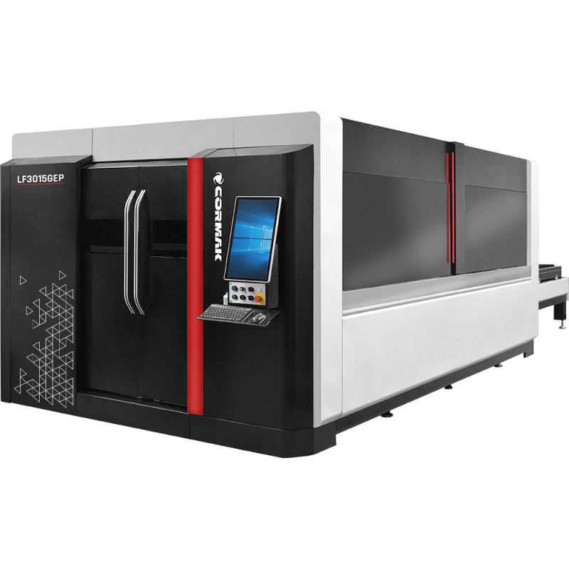 Geschlossene Faserlaser Schneidanlage CORMAK FIBER LF3015GEP 4000W