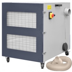 Industrie-Doppelschleifmaschine CORMAK BMS2080 mit Untergestell & Absauganlage für Metallspäne MDC1500 400V