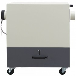 Industrie-Doppelschleifmaschine CORMAK BMS2080 mit Untergestell & Absauganlage für Metallspäne MDC1500 400V