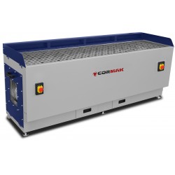 Schleiftisch CORMAK DT2000M mit Absaugung für Holz und Metall