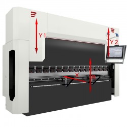 Hydraulische Abkantpresse CORMAK CNC ULTIMATE 4+1 320×3100 DA-53TX SERVO