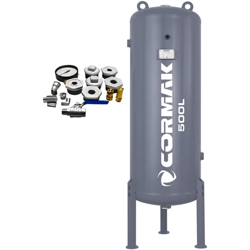 Druckluftbehälter 500L 11bar mit Zubehör CE-zertifiziert | CORMAK