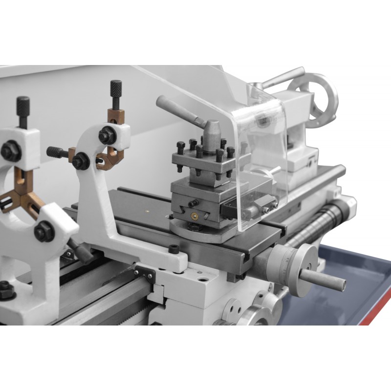 Konventionelle Universaldrehmaschine CORMAK TYTAN 250x750 PRO 400V mit Untergestell