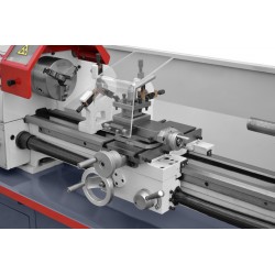 Konventionelle Universaldrehmaschine CORMAK TYTAN 250x750 PRO 400V mit Untergestell