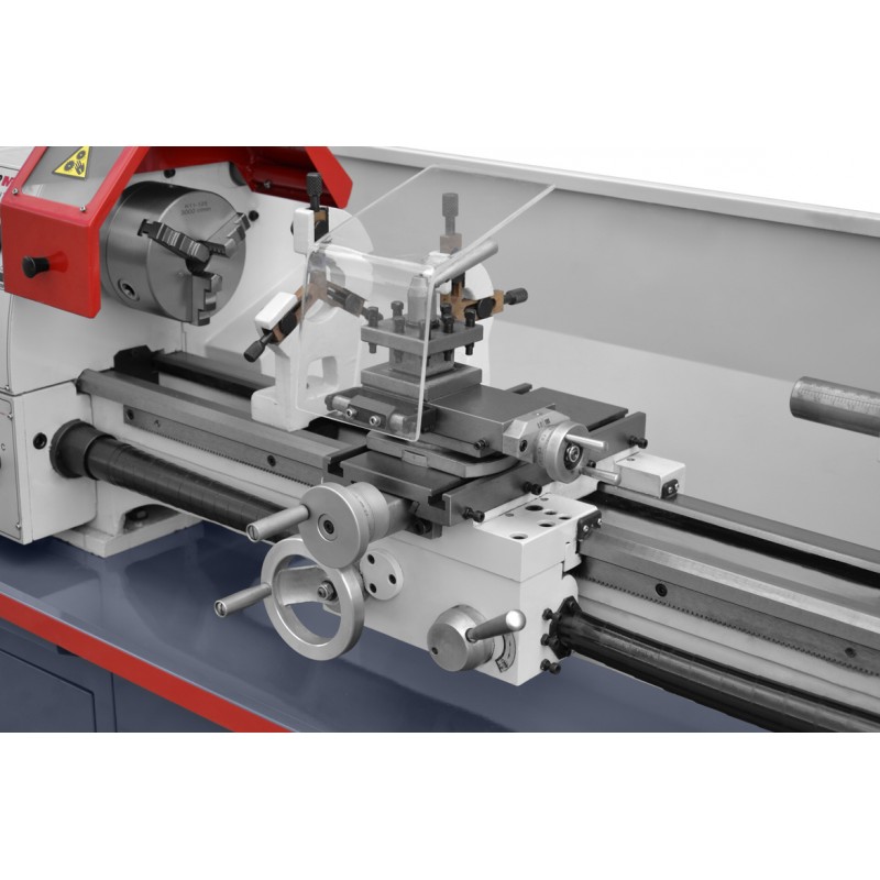 Konventionelle Universaldrehmaschine CORMAK TYTAN 250x750 PRO 400V mit Untergestell
