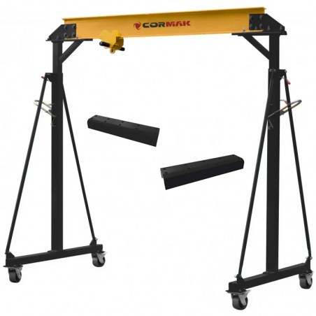 Mobiler Portalkran CORMAK PK1 1T + Erweiterungsset (Tragkraft 1000kg)
