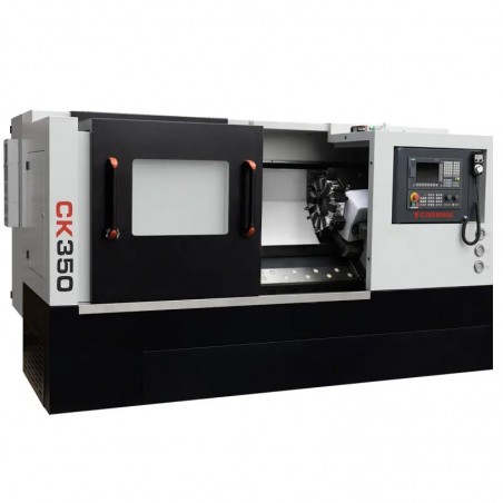 CNC-Drehmaschine CORMAK 350x750 mit hydraulischem Spannfutter und Steuerung SIEMENS SINUMERIK 808D
