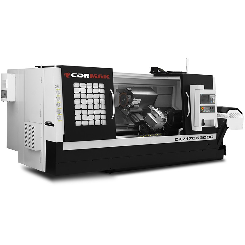 CNC-Drehmaschine CORMAK CK7170x2000 LT12 mit Hydraulisches Futter und 12 Positionen