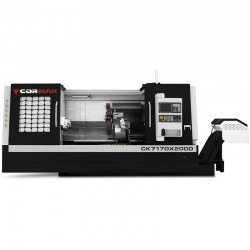 CNC-Drehmaschine CORMAK CK7160 x3000 Hydraulisches Futter 12 Werkzeuge Siemens Sinumerik 808D