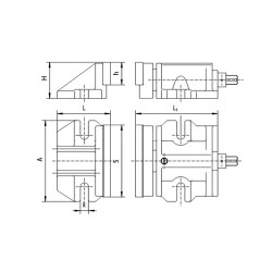 Maschinenschraubstock F200