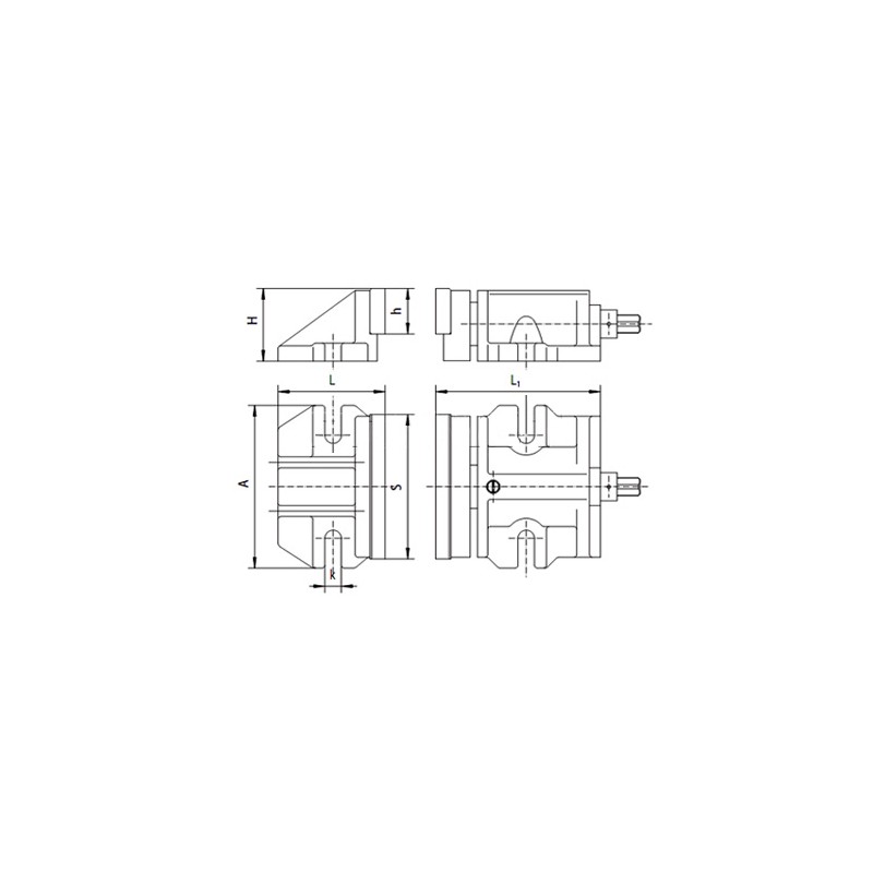 Maschinenschraubstock F200