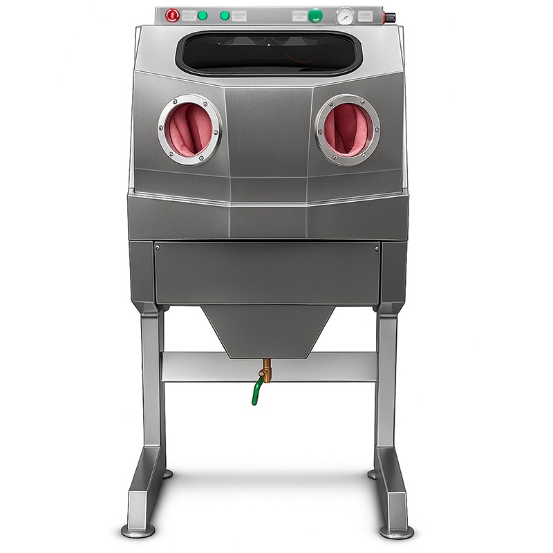 Nassstrahlkabine aus Edelstahl CORMAK KDPM190 INOX