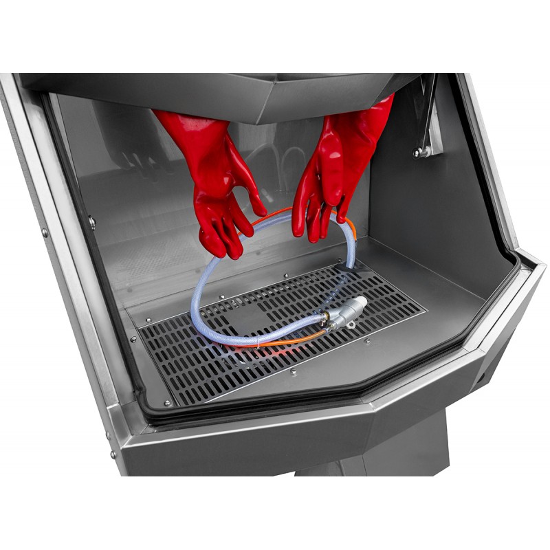 Nassstrahlkabine aus Edelstahl CORMAK KDPM190 INOX
