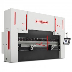 Hydraulische Abkantpresse CORMAK CNC SERVO ELITE 125×4000 DA-58T