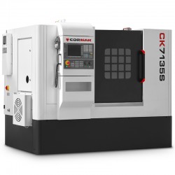 CNC-Drehmaschine CORMAK 350x350 mit hydraulischem Spannfutter und Steuerung SIEMENS SINUMERIK 808D
