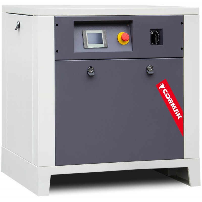 Schraubenkompressor mit Frequenzumrichter, Kältetrockner IZBERG N10S und 270L Druckluftbehälter LUFT 1000 950L/min 7.5kW