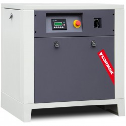 Schraubenkompressor mit Kältetrockner IZBERG N10S und 500L vertikalem Druckluftbehälter CORMAK LUFT 700 650L/min 5.5kW