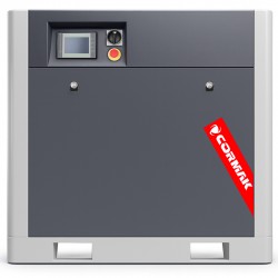 Schraubenkompressor mit Frequenzumrichter, Kältetrockner IZBERG N20S und 1000L Druckluftbehälter LUFT 1500 1580L/min 11kW