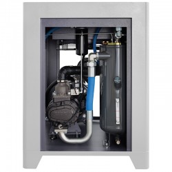 Schraubenkompressor mit Frequenzumrichter, Kältetrockner IZBERG N20S und 1000L Druckluftbehälter LUFT 1500 1580L/min 11kW