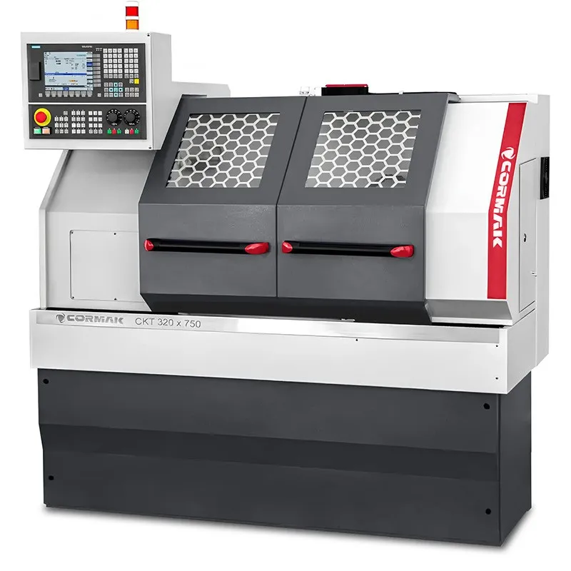 CNC-Drehmaschine CORMAK 320x750 mit Hydraulikfutter SIEMENS SINUMERIK