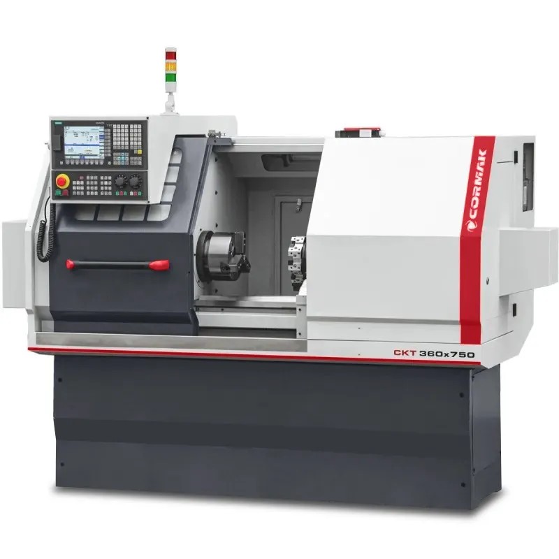 CNC-Drehmaschine CORMAK CKT360x750 mit manuellem Futter Siemens Sinumerik