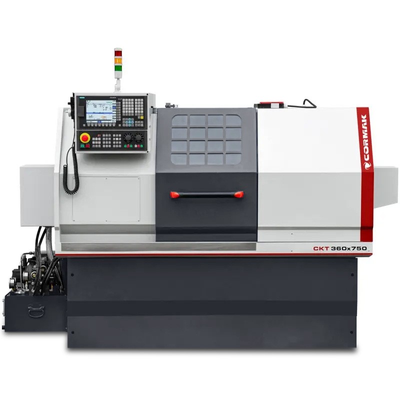 CNC-Drehmaschine CORMAK CKT360x750 mit manuellem Futter Siemens Sinumerik