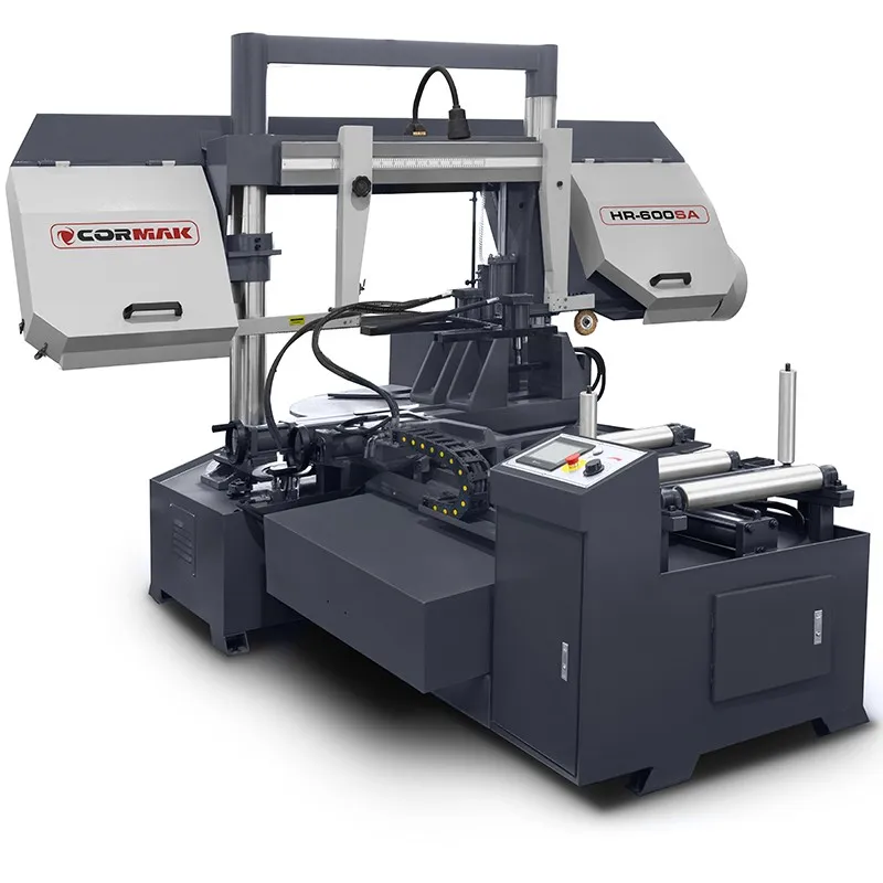 Automatische Doppelsäulen-Gehrungsbandsäge für Metall CORMAK HR600SA