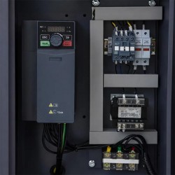 Schraubenkompressor mit Kältetrockner N10S und 200L vertikalem Druckluftbehälter CORMAK LUFT 700 VSD+PM 650L/min 5.5kW