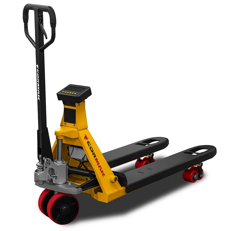 Wiegehubwagen CORMAK SP2500 SUPER mit elektronischer Waage (Tragkraft 2500kg)