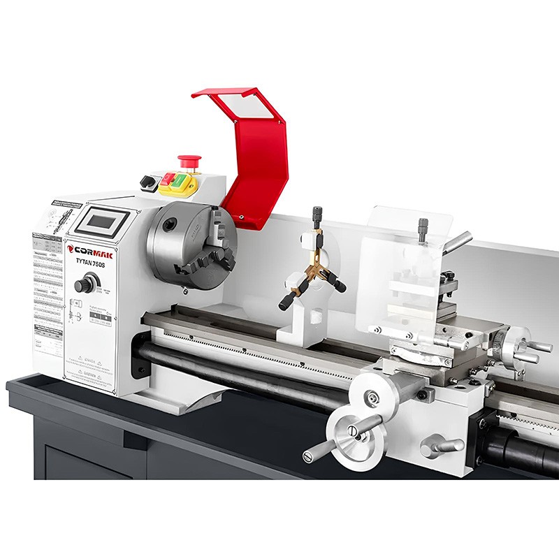 Universaldrehmaschine CORMAK TYTAN 220x750S VARIO 230V mit Untergestell